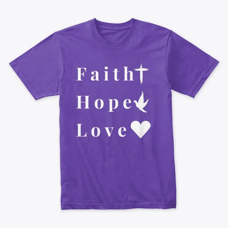 Faith Hope Love Symbols Shirt